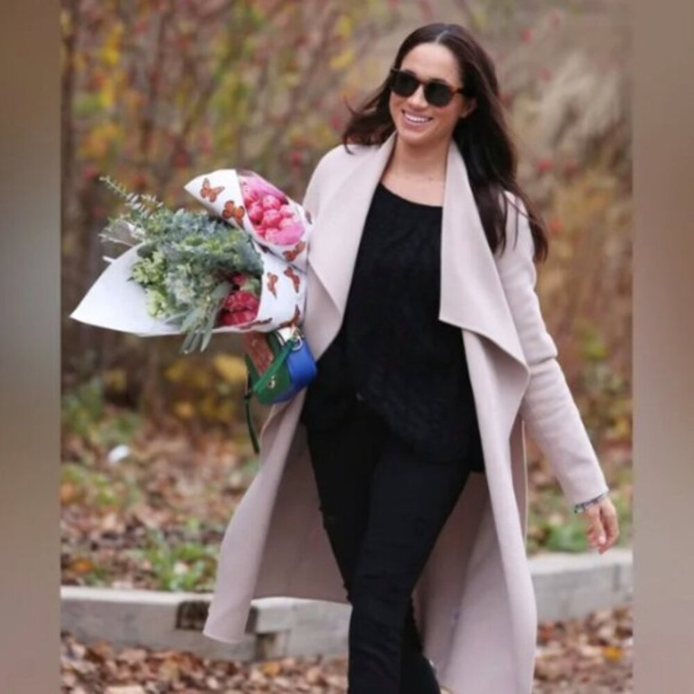 Line the Label Mara 'Meghan Markle' Coat in Blush S - Picture 2 of 13